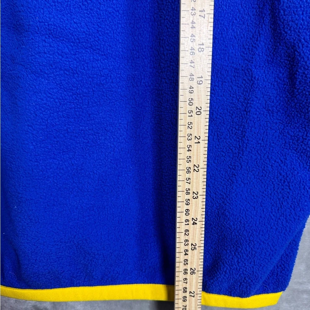 Polo Ralph Lauren Quarter Zip Blue Yellow Trim‎ Mens Medium Talon Golf Utility